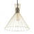 SAHARA Lampa wisząca 1 300 3350 TK Lighting Złoty, Czarny Złoty
