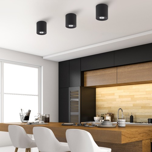 ORION M BLACK Lampa sufitowa 1 PŁ 3239 TK Lighting Czarny Czarny
