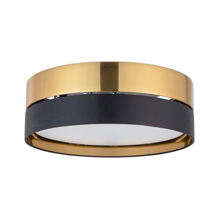 HILTON BLACK/GOLD Lampa sufitowa 4 450 4180 TK Lighting Biały Złoty, Czarny