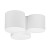 MONA WHITE Lampa sufitowa 3 PŁ 3441 TK Lighting Biały Biały
