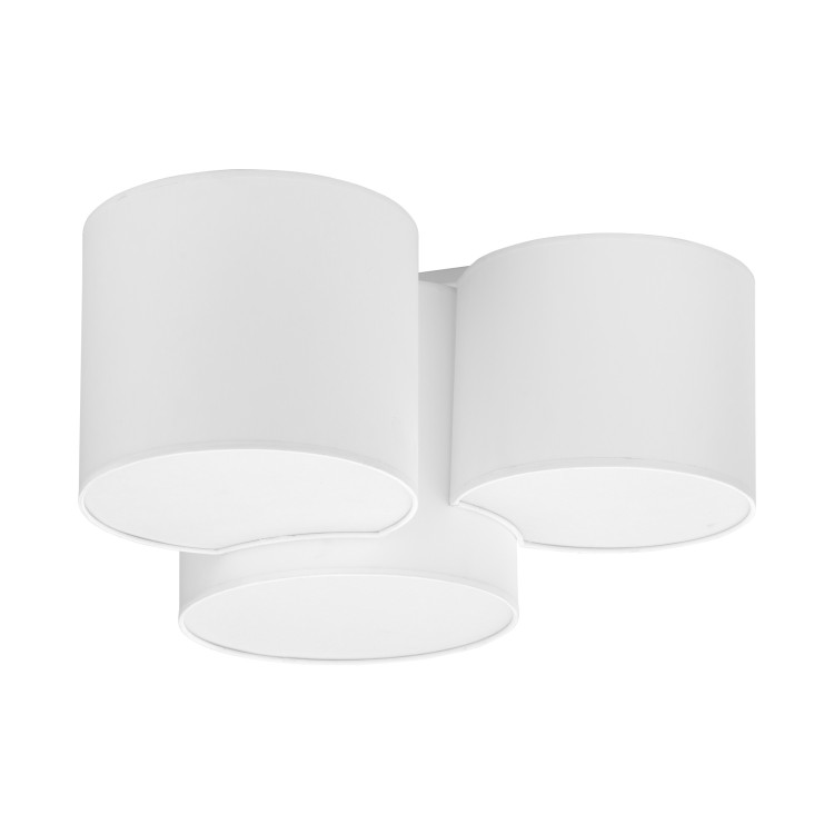 MONA WHITE Lampa sufitowa 3 PŁ 3441 TK Lighting Biały Biały