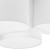 MONA WHITE Lampa sufitowa 3 PŁ 3441 TK Lighting Biały Biały