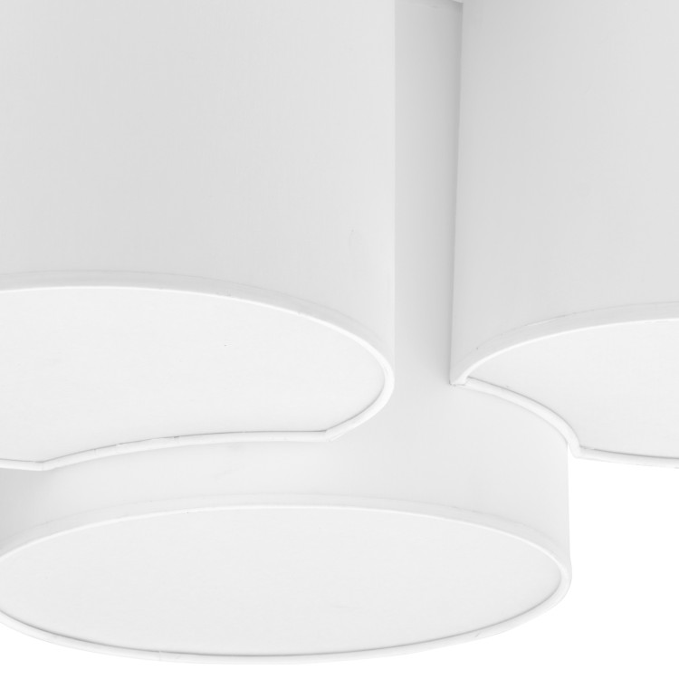 MONA WHITE Lampa sufitowa 3 PŁ 3441 TK Lighting Biały Biały