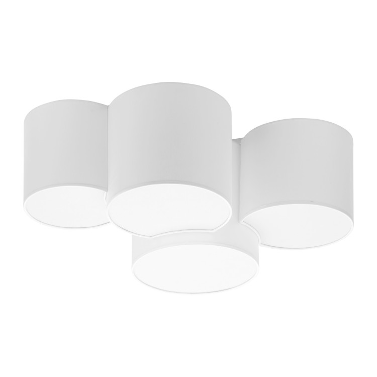 MONA WHITE Lampa sufitowa 4 PŁ 3442 TK Lighting Biały Biały