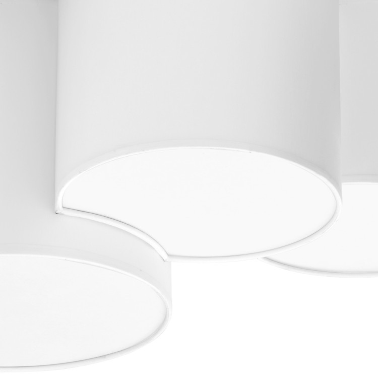 MONA WHITE Lampa sufitowa 5 PŁ 3443 TK Lighting Biały Biały