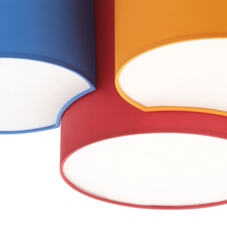 MONA KIDS Lampa sufitowa 4 PŁ 3276 TK Lighting Biały Multikolor