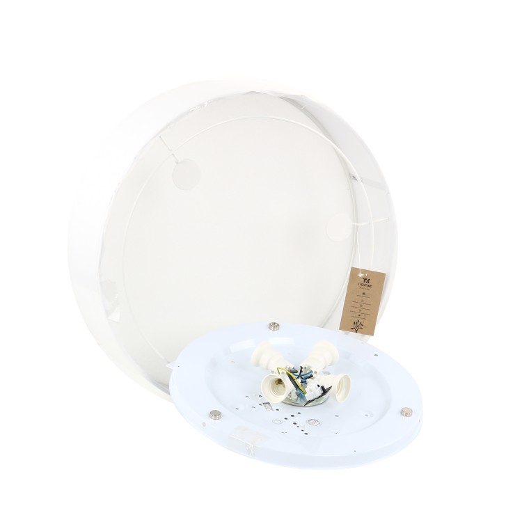 RONDO WHITE Lampa sufitowa 4 450 1086 TK Lighting Biały Biały