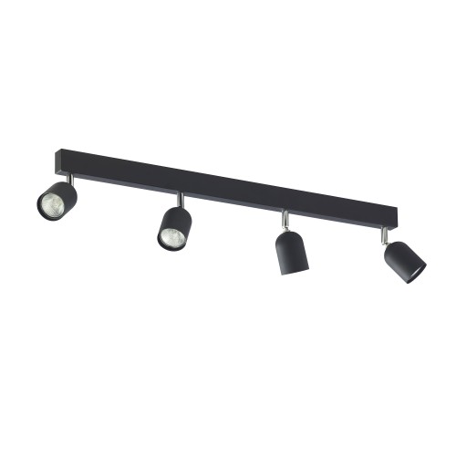 TOP BLACK Lampa sufitowa 4 PŁ 1009 TK Lighting Czarny