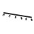 TOP BLACK Lampa sufitowa 6 1019 TK Lighting Czarny Czarny