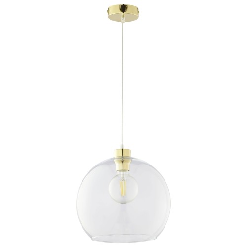 CUBUS TRANSPARENTNY Lampa wisząca 1 2742 TK Lighting Złoty Transparentny