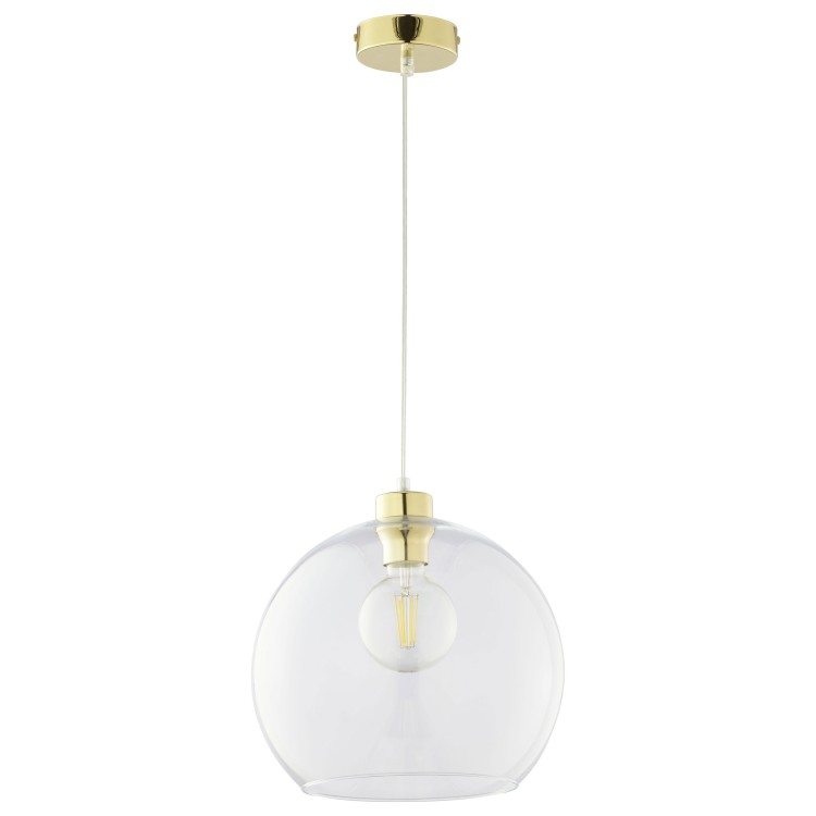 CUBUS TRANSPARENTNY Lampa wisząca 1 2742 TK Lighting Złoty Transparentny