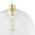 CUBUS TRANSPARENTNY Lampa wisząca 1 2742 TK Lighting Złoty Transparentny