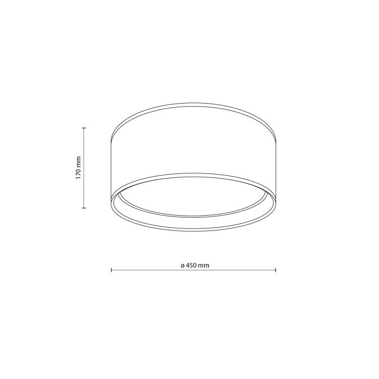 BILBAO BEIGE/GOLD Lampa sufitowa 4 450 4404 TK Lighting Biały Złoty, Beżowy, Biały