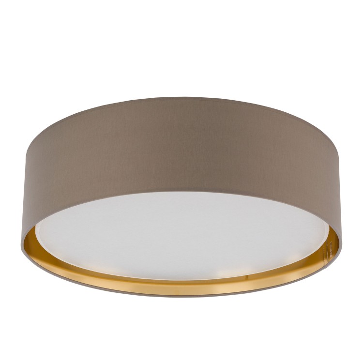 BILBAO BEIGE/GOLD Lampa sufitowa 4 600 4399 TK Lighting Biały Złoty, Beżowy, Biały
