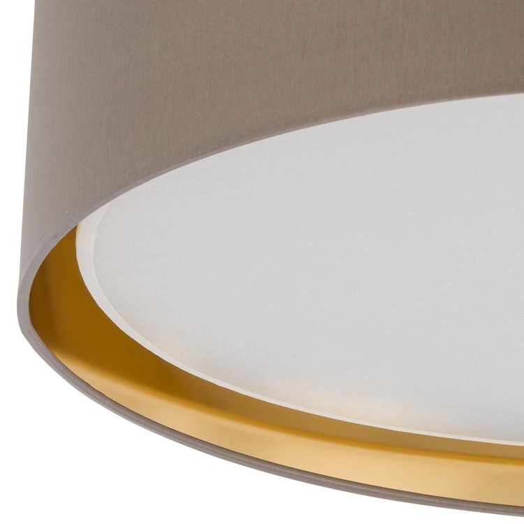 BILBAO BEIGE/GOLD Lampa sufitowa 4 600 4399 TK Lighting Biały Złoty, Beżowy, Biały