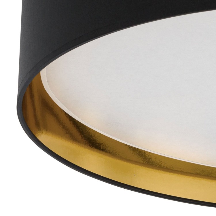 BILBAO BLACK/GOLD Lampa sufitowa 4 600 3432 TK Lighting Biały Złoty, Czarny, Biały