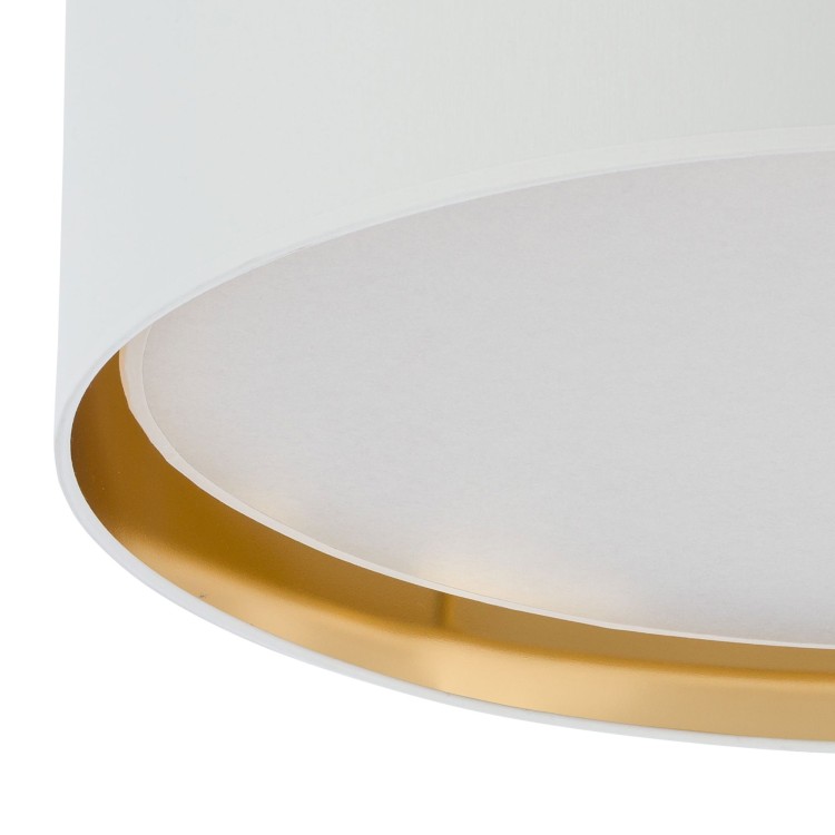 BILBAO WHITE/GOLD Lampa sufitowa 4 600 3433 TK Lighting Biały Złoty, Biały