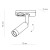 TRACER LED BIAŁY/CHROM 3383 TK Lighting Biały Chrom