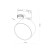 TRACER WHITE GX53 LED 4397 TK Lighting Biały Biały