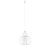 Lampa sufitowa wisząca Industrialna Loft MEKNES WHITE 5297 NOWODVORSKI Lighting E27 oświetleniowa druciana żyrandol nowoczesny metal do Kuchni Jadalni nad stół blat wyspę biały biała zwis Inspiracje Premium