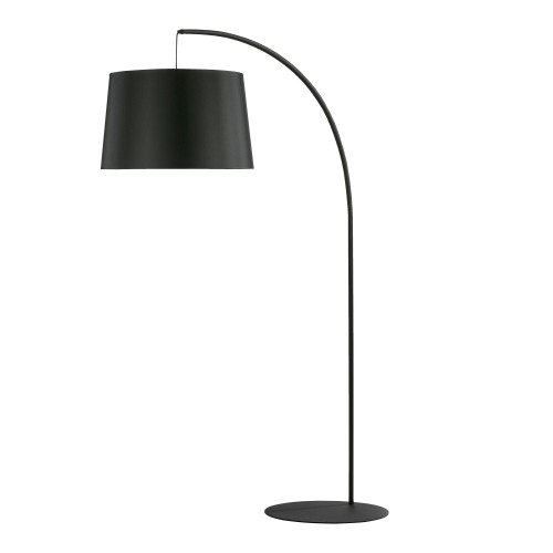 HANG BLACK Lampa podłogowa 1 5077 TK Lighting Czarny Czarny