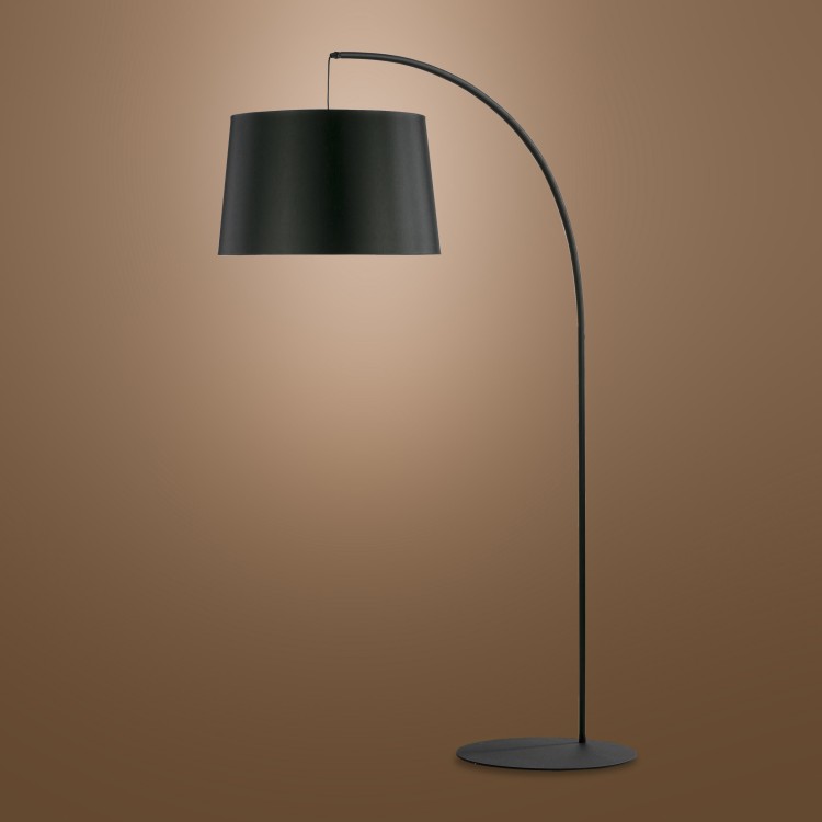 HANG BLACK Lampa podłogowa 1 5077 TK Lighting Czarny Czarny
