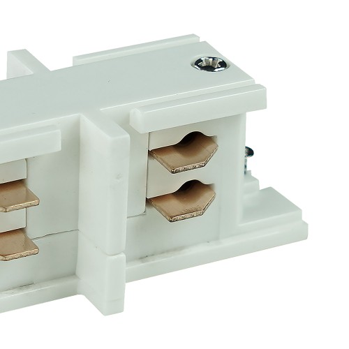 TRACER Trójobwodowy WHITE Łącznik prosty 3608 TK Lighting Biały