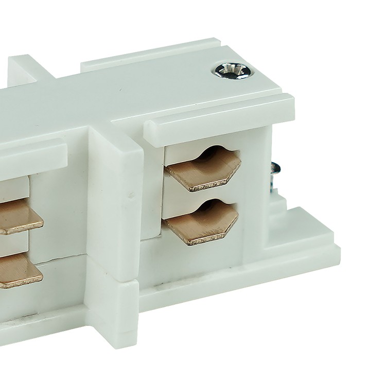 TRACER Trójobwodowy WHITE Łącznik prosty 3608 TK Lighting Biały