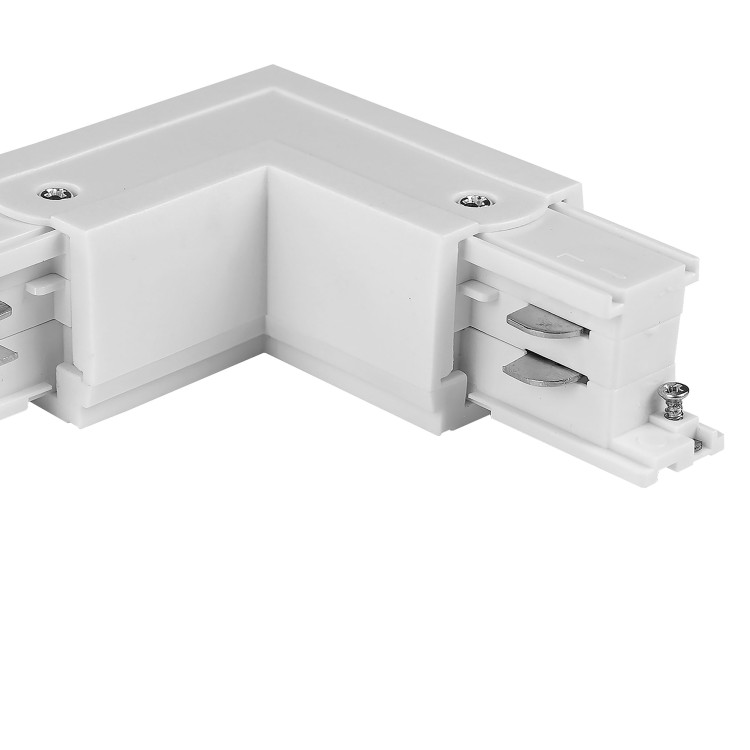 TRACER Trójobwodowy WHITE Łącznik kątowy LEFT 3606 TK Lighting Biały