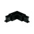 TRACER Trójobwodowy BLACK Łącznik kątowy LEFT 3607 TK Lighting Czarny
