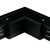TRACER Trójobwodowy BLACK Łącznik kątowy LEFT 3607 TK Lighting Czarny