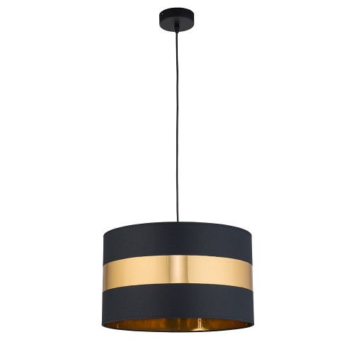 PARIS Lampa wisząca 1 4383 TK Lighting Czarny Złoty, Czarny