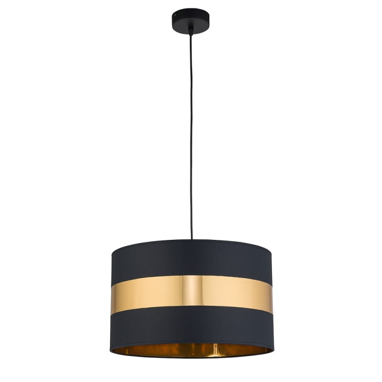 PARIS Lampa wisząca 1 4383 TK Lighting Czarny Złoty, Czarny