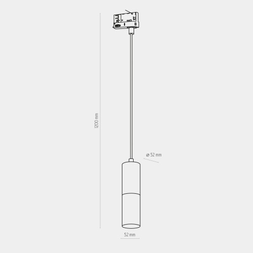 TRACER Trójobwodowy BLACK GOLD 1 GU10 6064 TK Lighting Czarny Złoty, Czarny