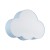 CLOUD NIEBIESKI PASTELOWY Lampa sufitowa 4 6071 TK Lighting Biały Niebieski, Biały