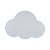 CLOUD NIEBIESKI PASTELOWY Lampa sufitowa 4 6071 TK Lighting Biały Niebieski, Biały