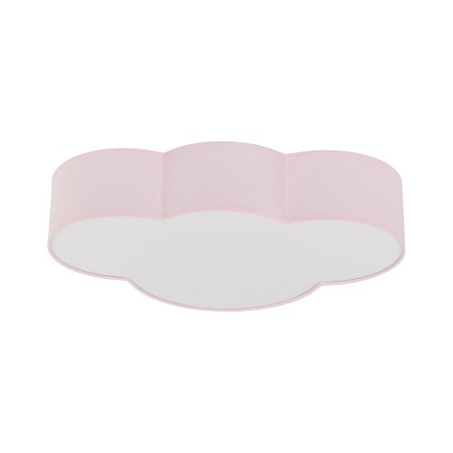 CLOUD RÓŻOWY PASTELOWY Lampa sufitowa 4 6072 TK Lighting Biały Różowy, Biały