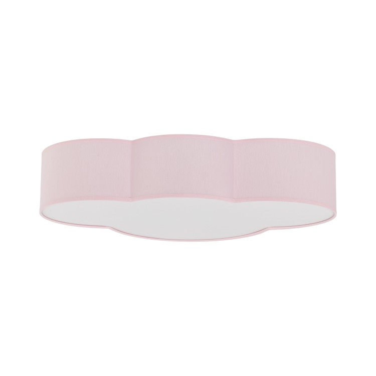 CLOUD RÓŻOWY PASTELOWY Lampa sufitowa 4 6072 TK Lighting Biały Różowy, Biały