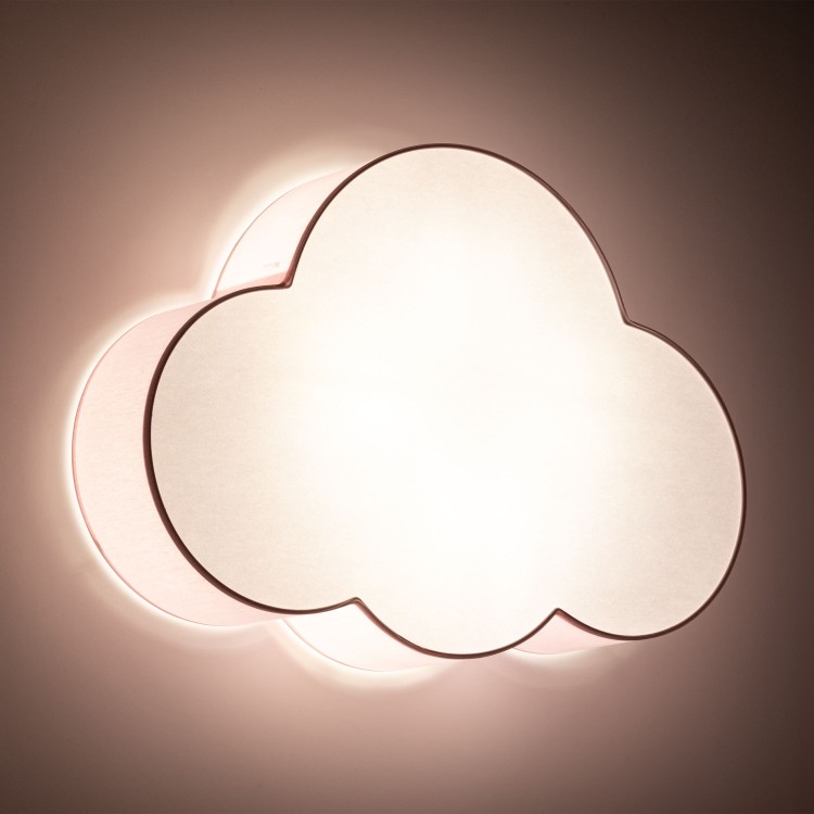 CLOUD RÓŻOWY PASTELOWY Lampa sufitowa 4 6072 TK Lighting Biały Różowy, Biały