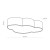 CLOUD RÓŻOWY PASTELOWY Lampa sufitowa 4 6072 TK Lighting Biały Różowy, Biały