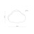 CLOUD Lampa sufitowa RÓŻOWY PASTELOWY MINI 2 6075 TK Lighting Biały Różowy, Biały