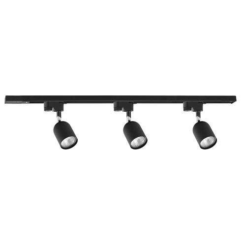 TRACER BLACK 3 GU10 - KOMPLET 6155 TK Lighting Czarny Czarny