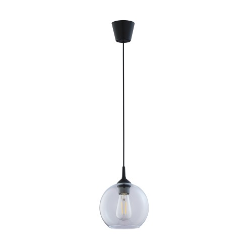 CUBUS BEZBARWNY Lampa wisząca 1 200 6080 TK Lighting Czarny Transparentny