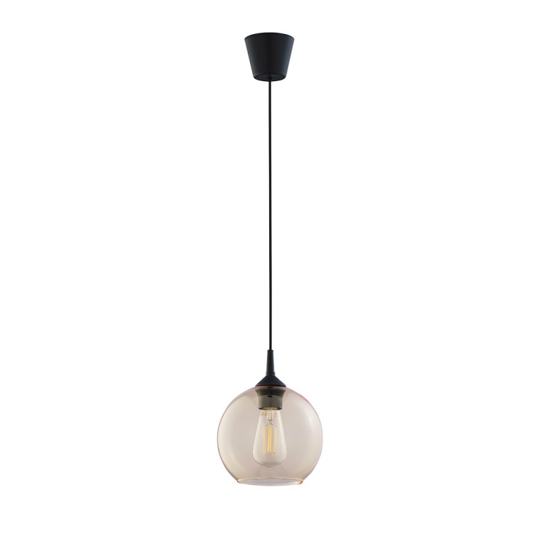 CUBUS BURSZTYN Lampa wisząca 1  200 6082 TK Lighting Czarny Bursztynowy