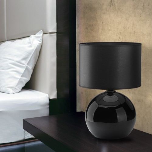PALLA BLACK Lampka nocna 1 5080 TK Lighting Czarny Czarny