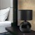 PALLA BLACK Lampka nocna 1 5080 TK Lighting Czarny Czarny