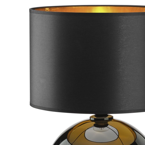 PALLA BLACK/GOLD Lampka nocna 1 5081 TK Lighting Czarny Złoty, Czarny