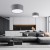 RONDO GRAY Lampa sufitowa 4 500 3333 TK Lighting Biały Szary, Biały