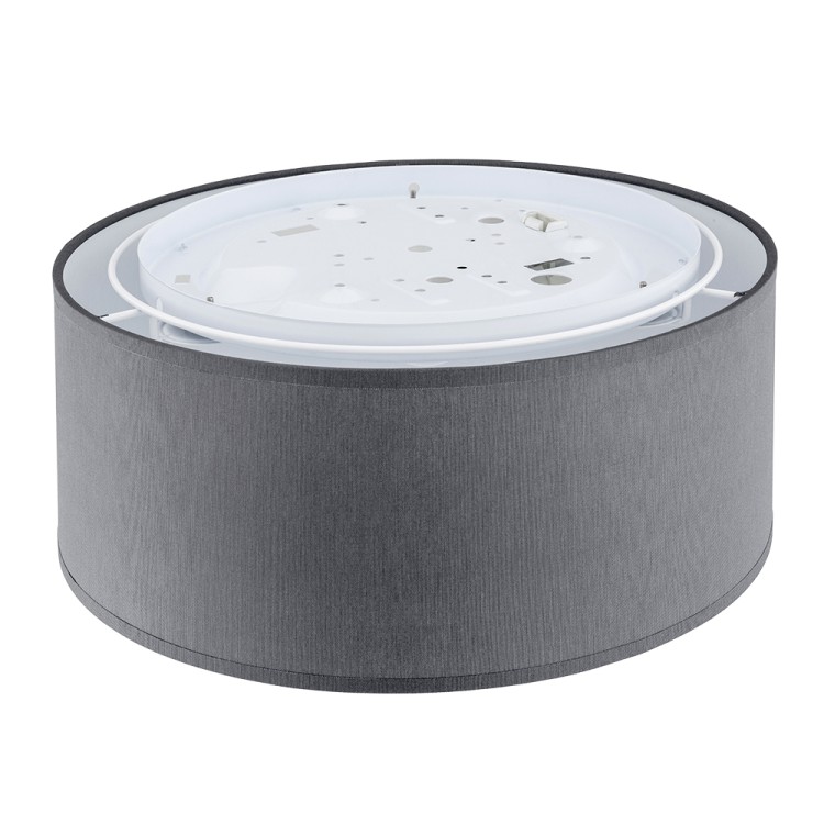 RONDO GRAY Lampa sufitowa 4 500 3333 TK Lighting Biały Szary, Biały