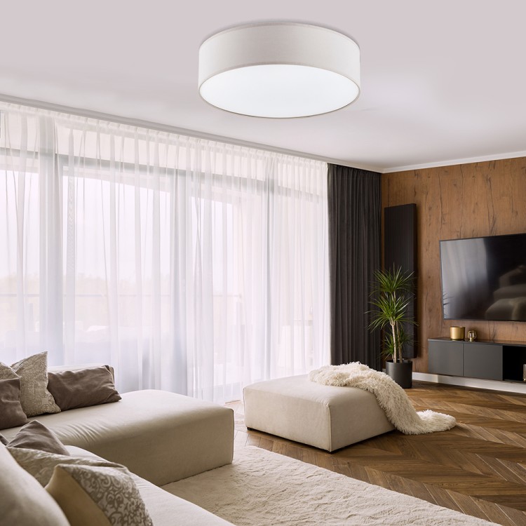 RONDO CAPPUCCINO Lampa sufitowa 4  500 3337 TK Lighting Biały Cappuccino